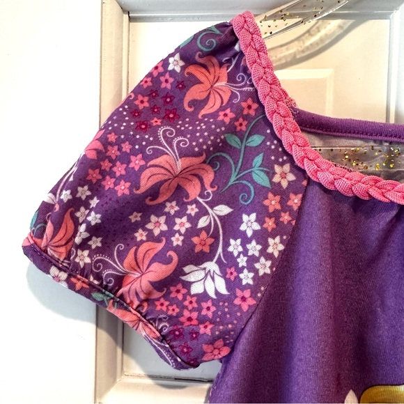 Disney Store Purple Rapunzel Nightgown with Floral Accents - Picture 3 of 9
